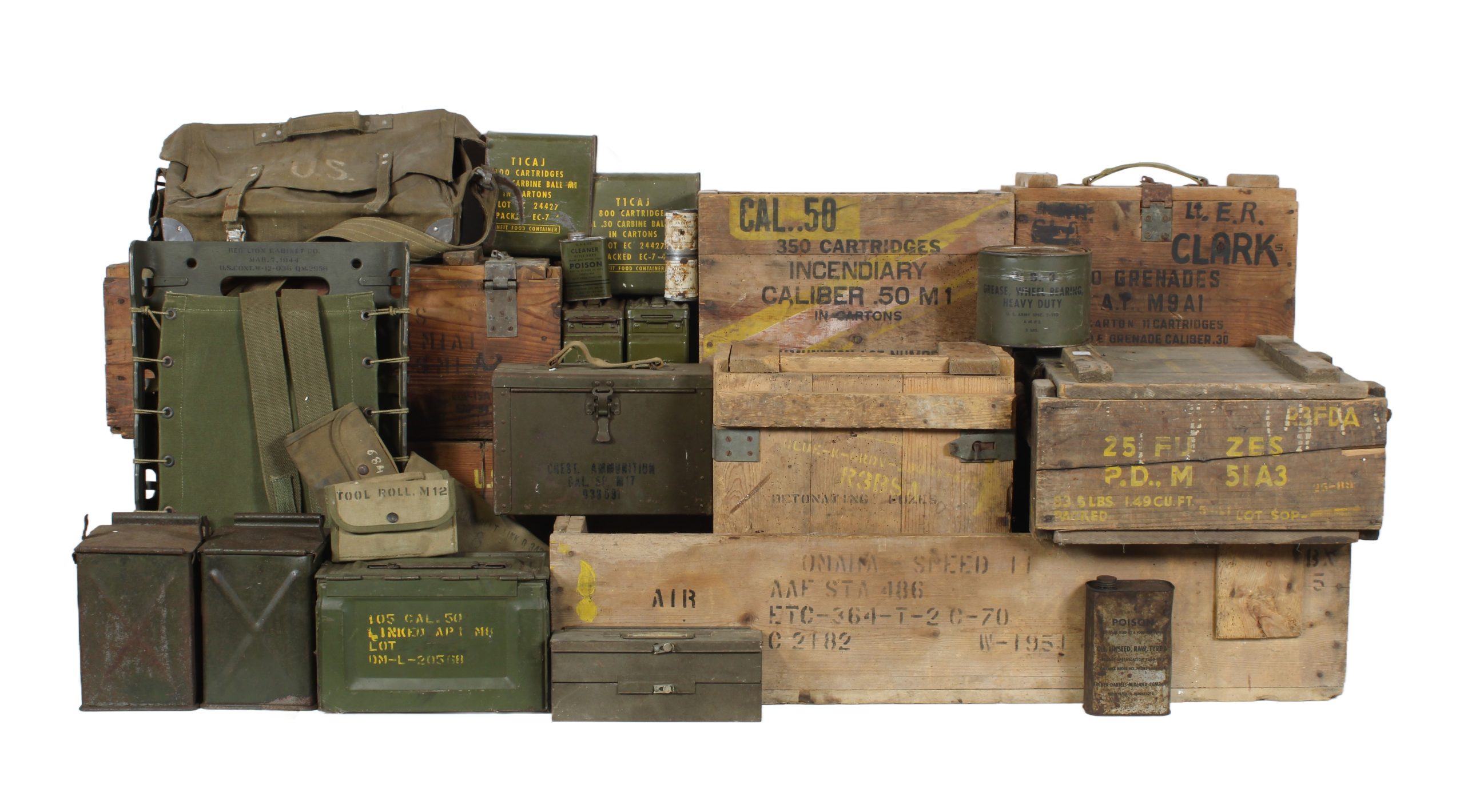 US ARMY caisses et matériels divers...