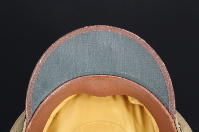 Casquette US En Cuir Glacé Chapal - Taille 55-56, Marron, Neuve Avec étiquettes - Style Vintage Hiver