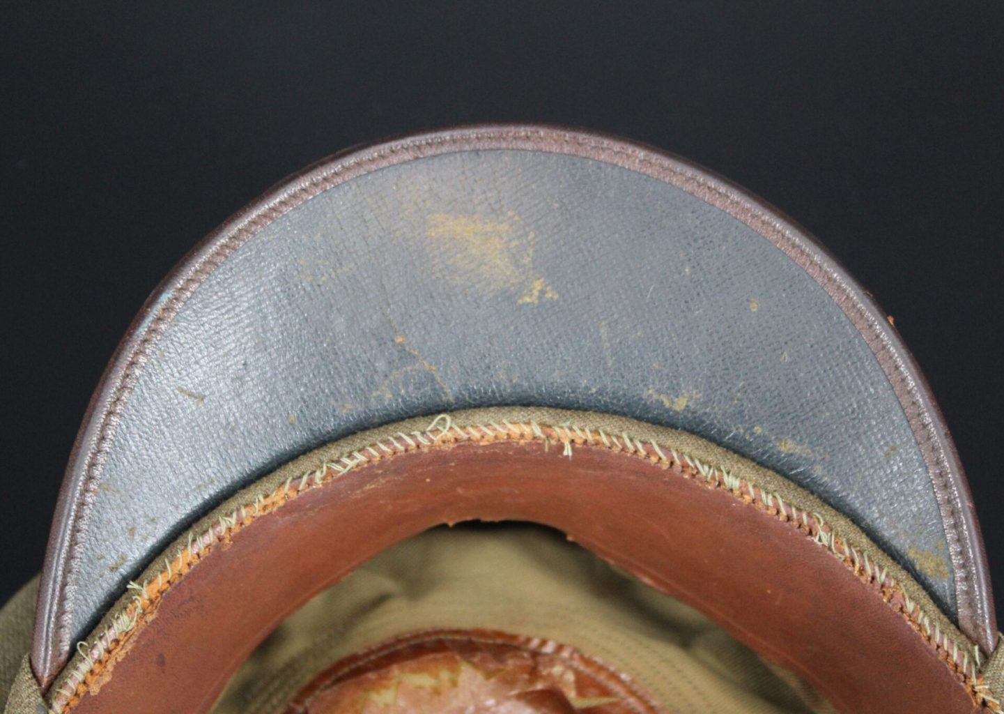 Casquette US En Cuir Glacé CHAPAL - Taille 55-56 - Marron - Neuf Avec étiquettes - Hiver
