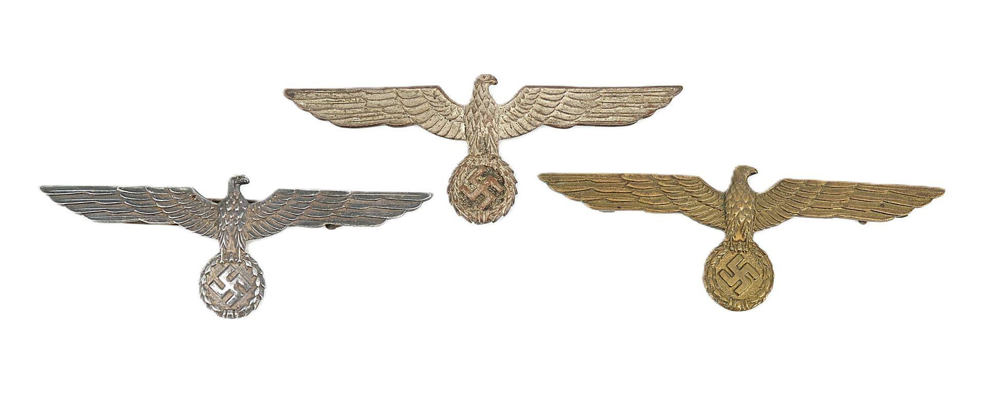 Trois insignes de poitrine - Kriegsmarine.