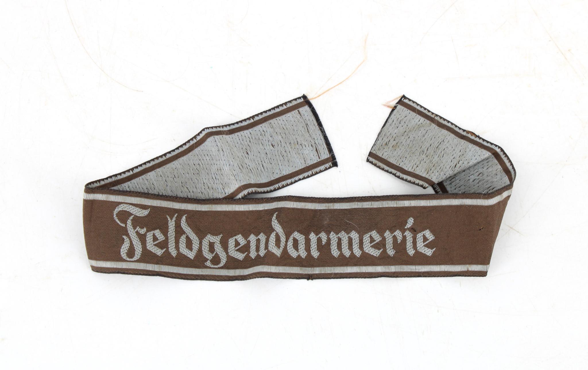 Bande de bras "Feldgendarmerie".