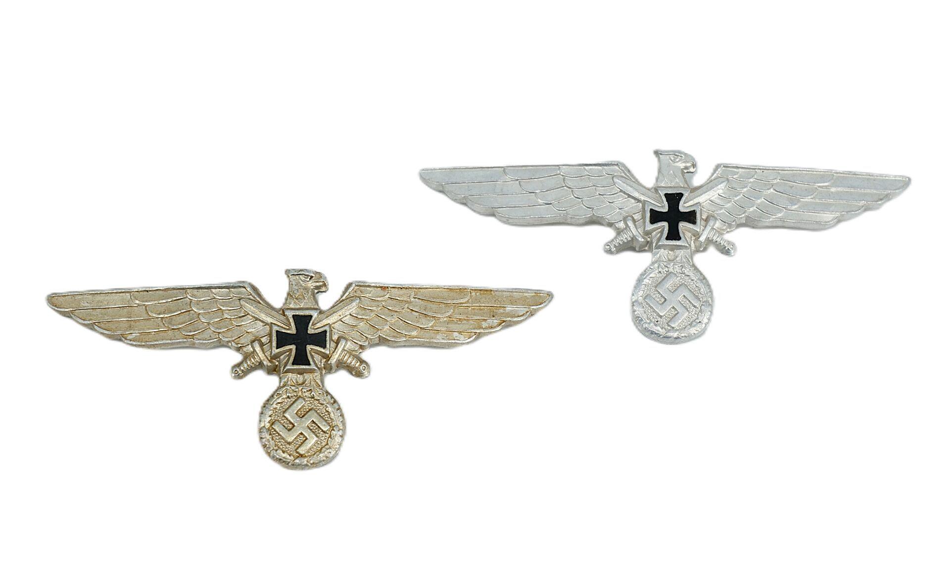 Deux insignes de casquette - Ancien combattant.