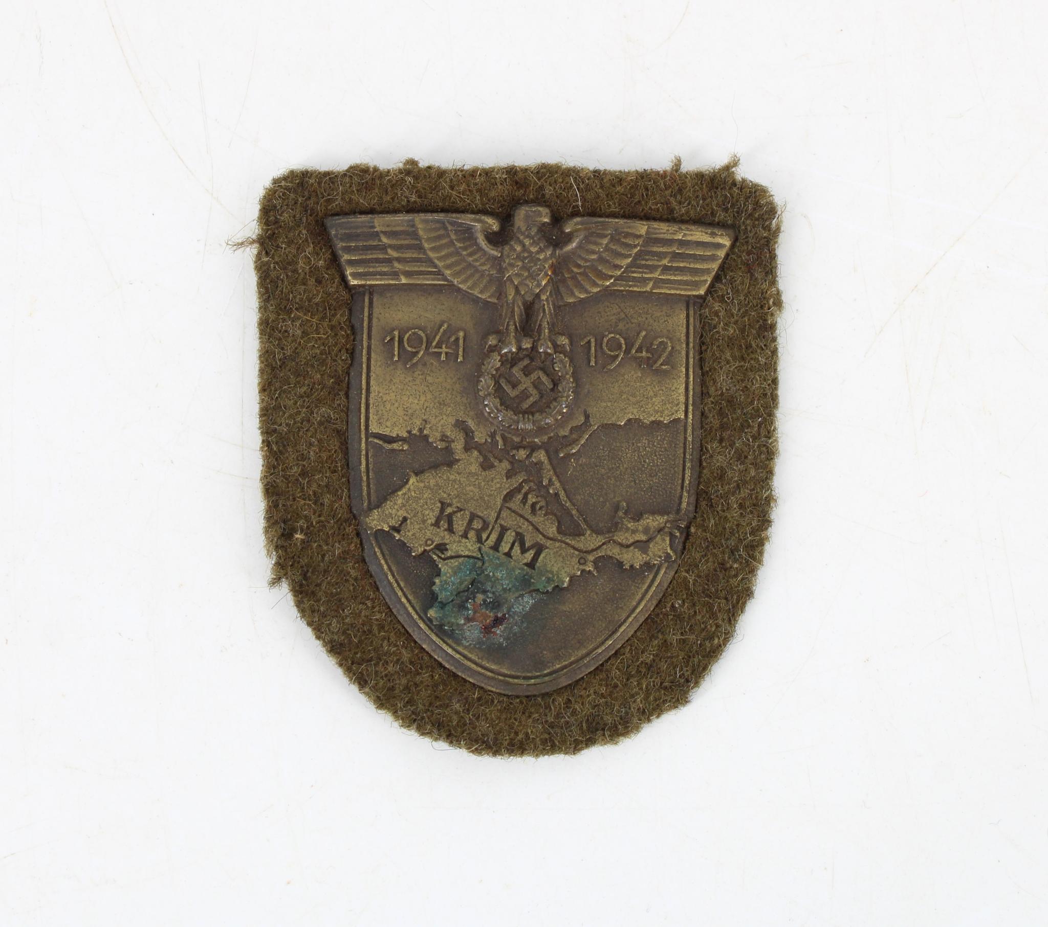 Plaque de bras Crimée 1941/1942.
