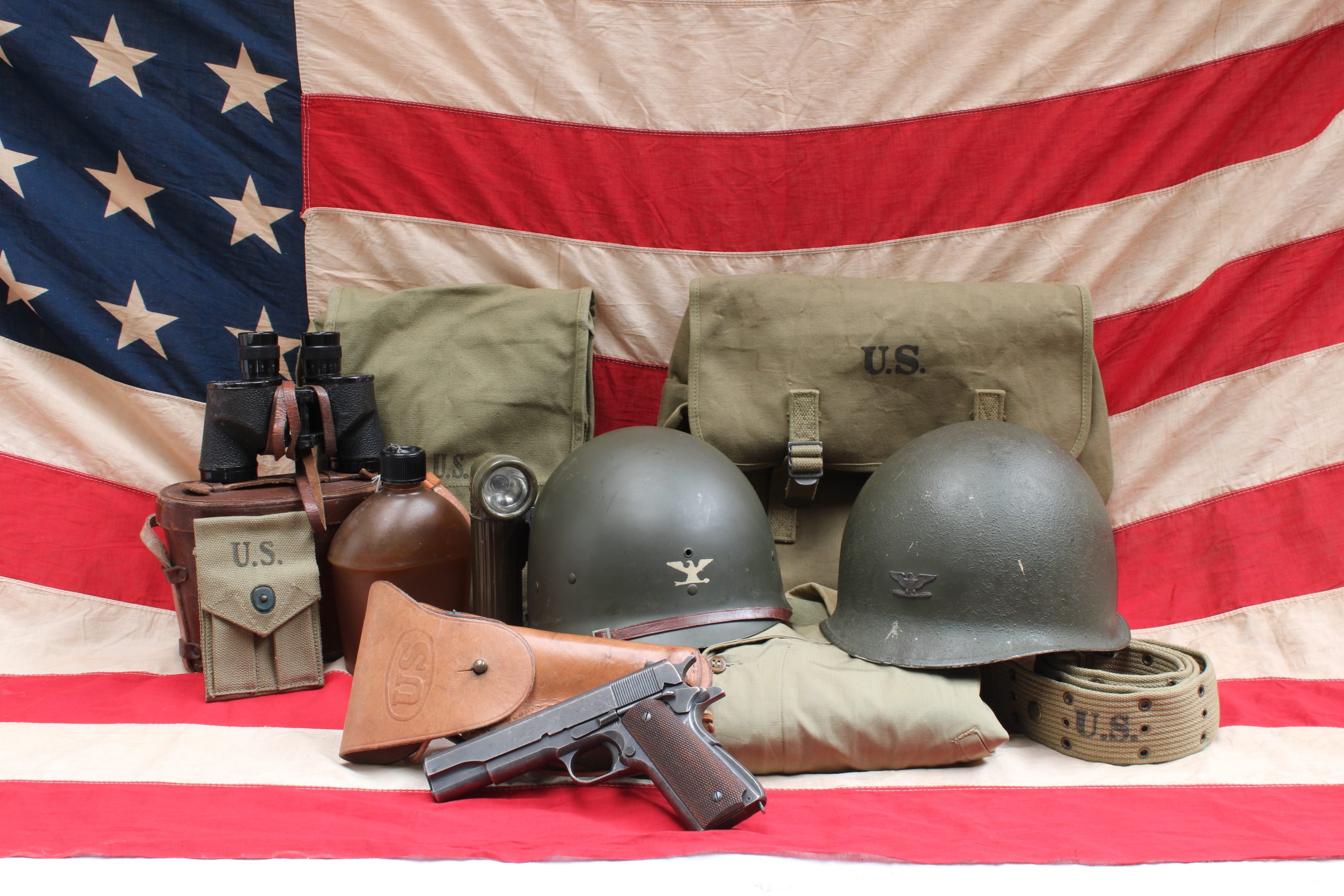 Collection de Militaria de l'Us Army