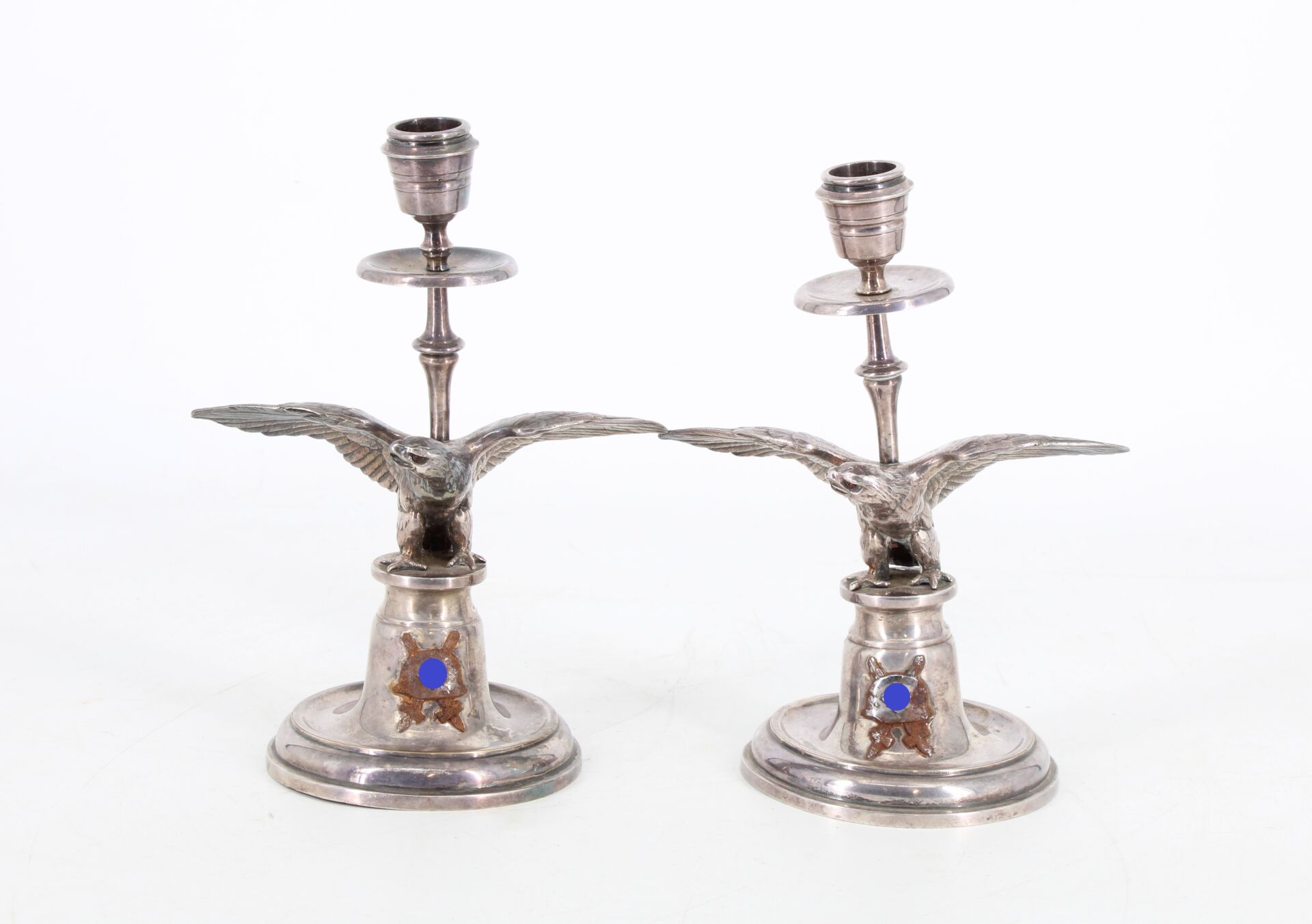 Paire de bougeoirs - Type Wehrmacht