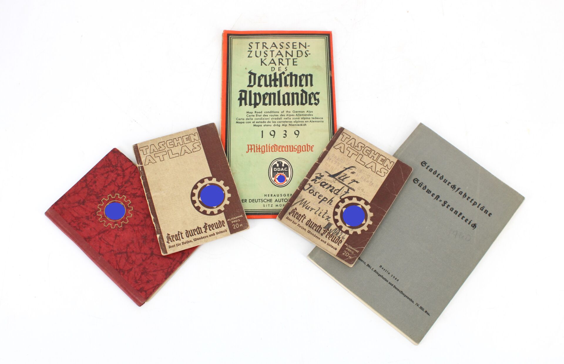 Livret, atlas de poche & carte routière - Wehrmacht