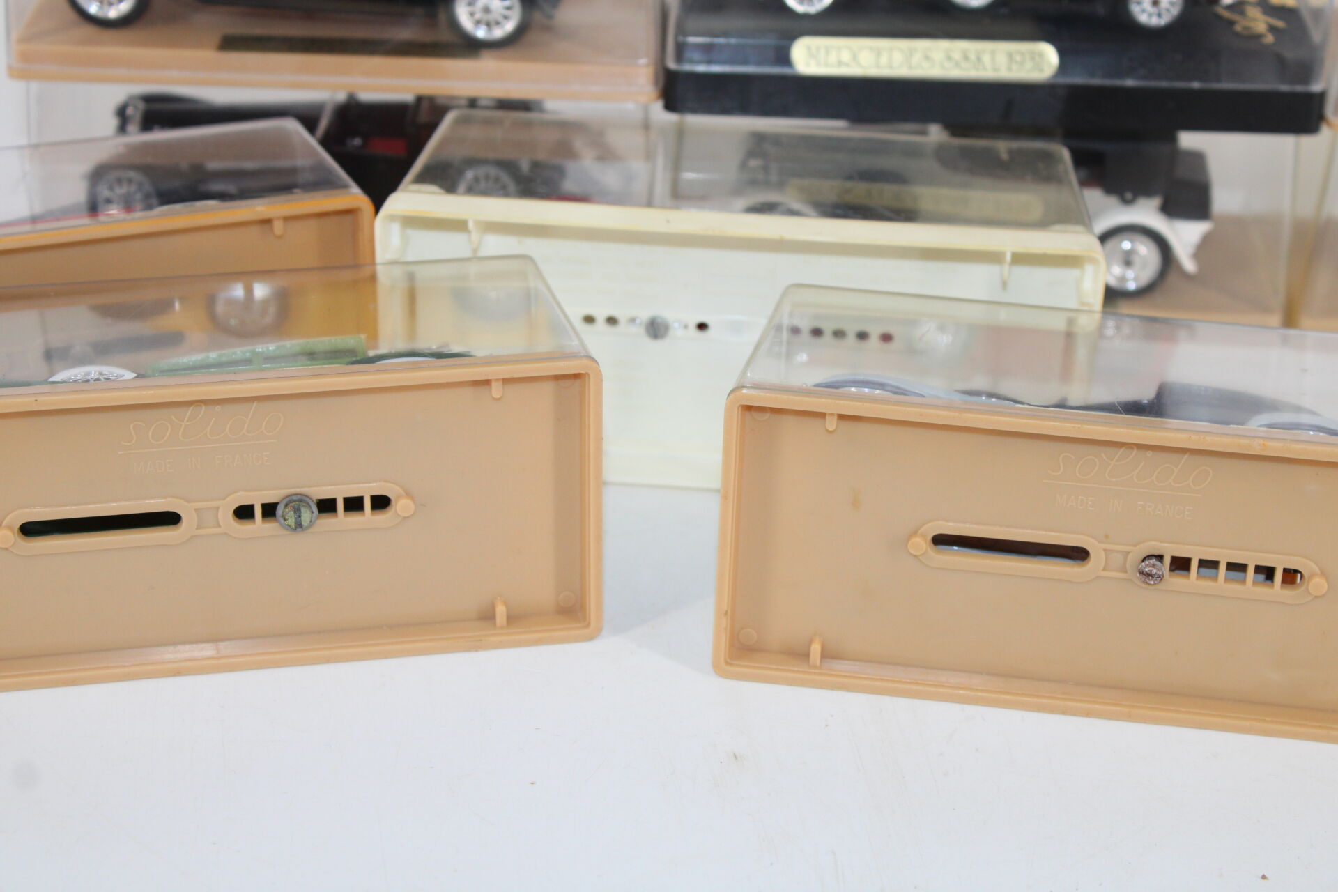 Lot de 11 véhicules miniatures 1920/1940 - Bugatti, Jaguar, Mercedes, Cadillac, Rolls Royce... – Image 5