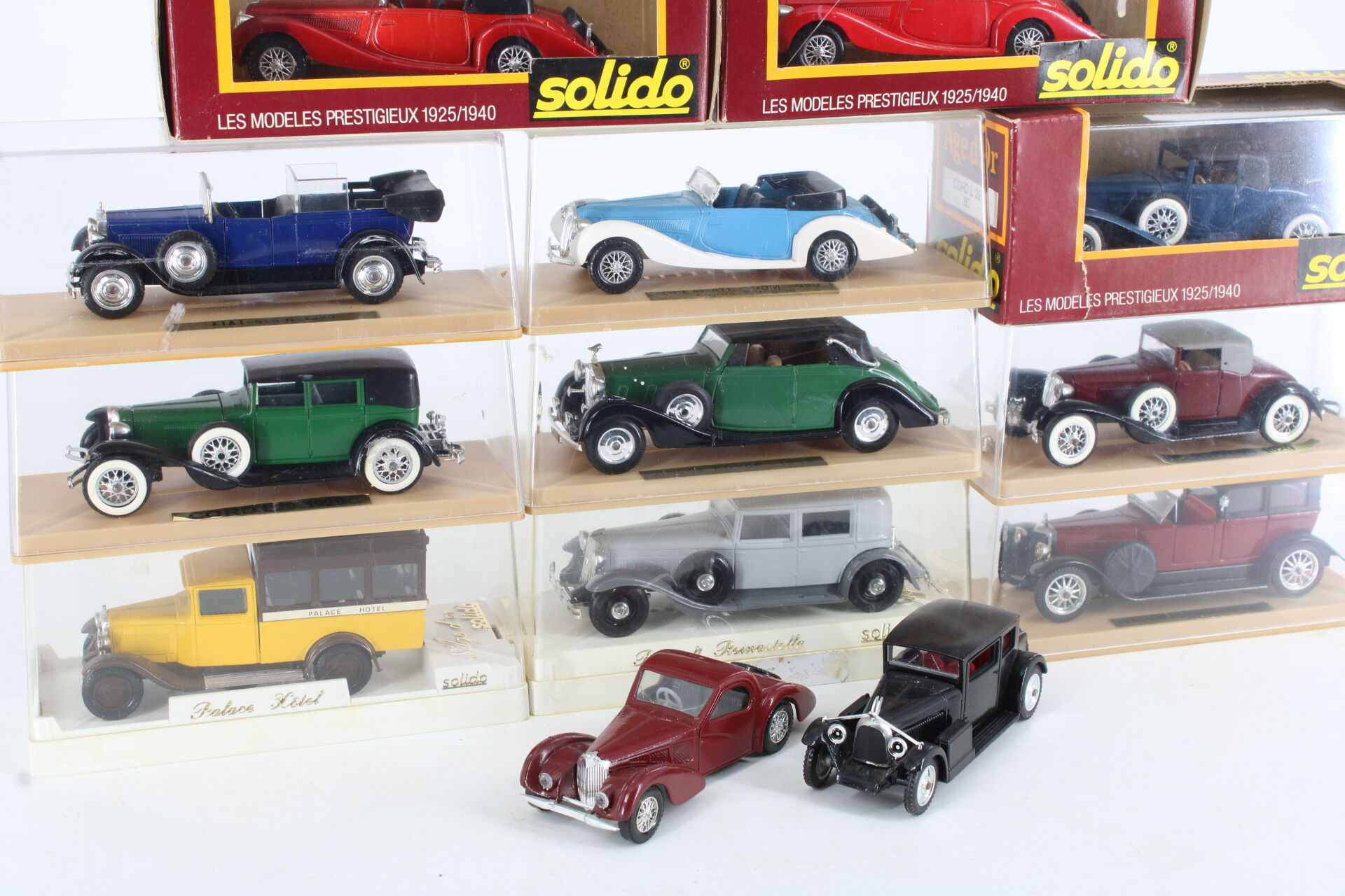 Lot de 13 véhicules miniatures 1920/1940 - Rolls Royce, Delahaye, Cord L29... – Image 2