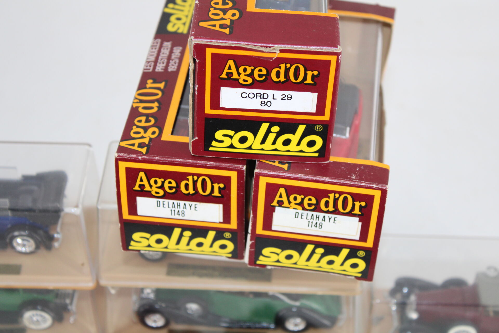 Lot de 13 véhicules miniatures 1920/1940 - Rolls Royce, Delahaye, Cord L29... – Image 4