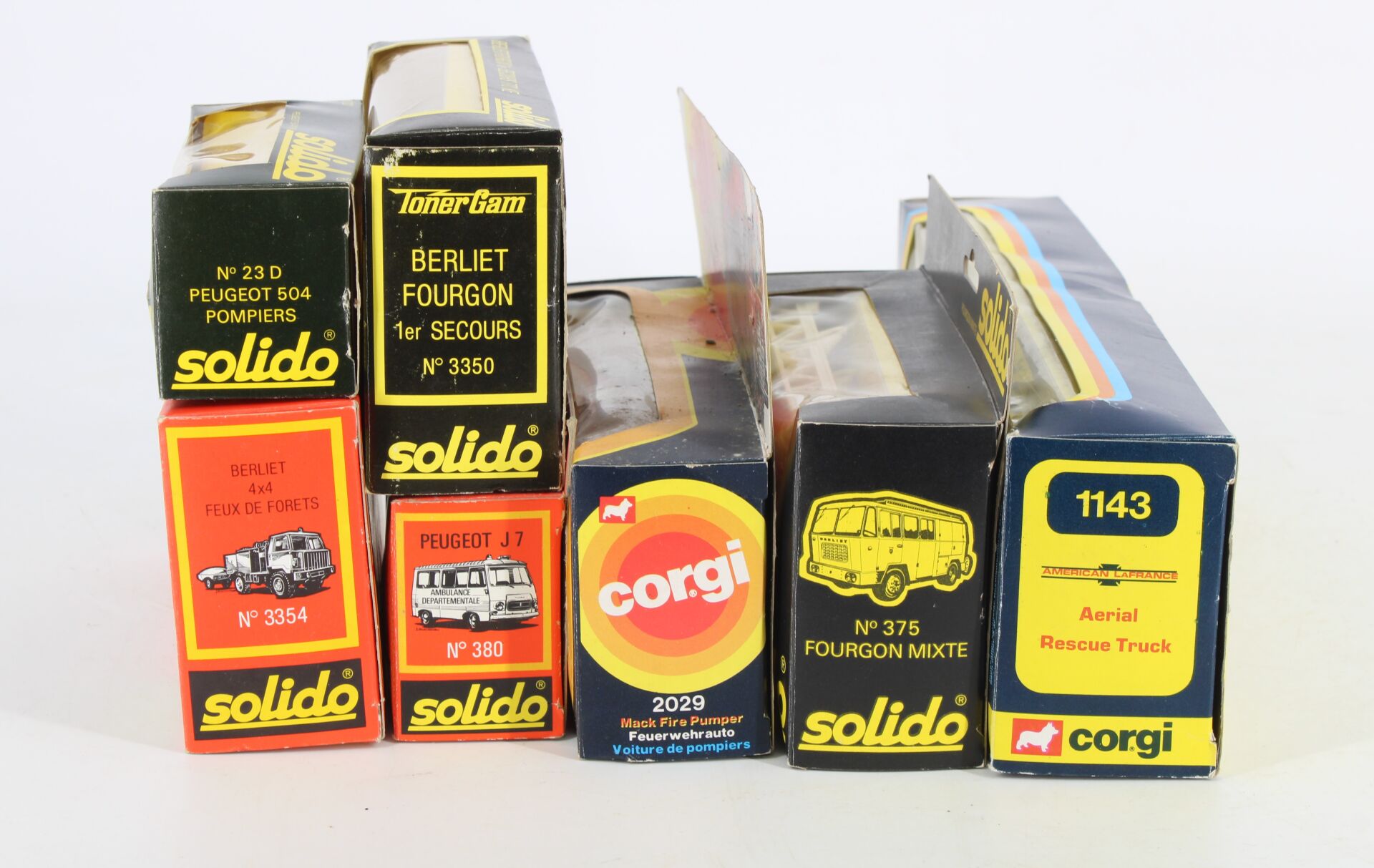 Lot de 7 véhicules miniatures - Sapeurs Pompiers – Image 4