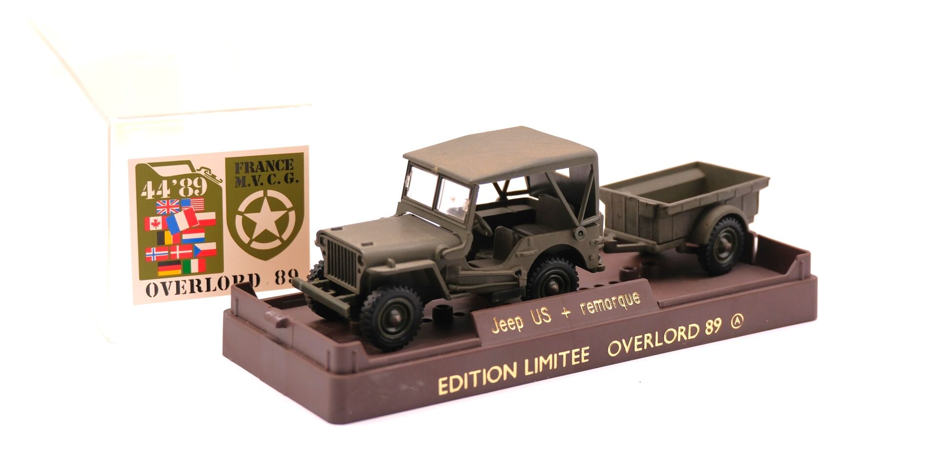 Jeep Willys & remorque - Édition Overlord 89