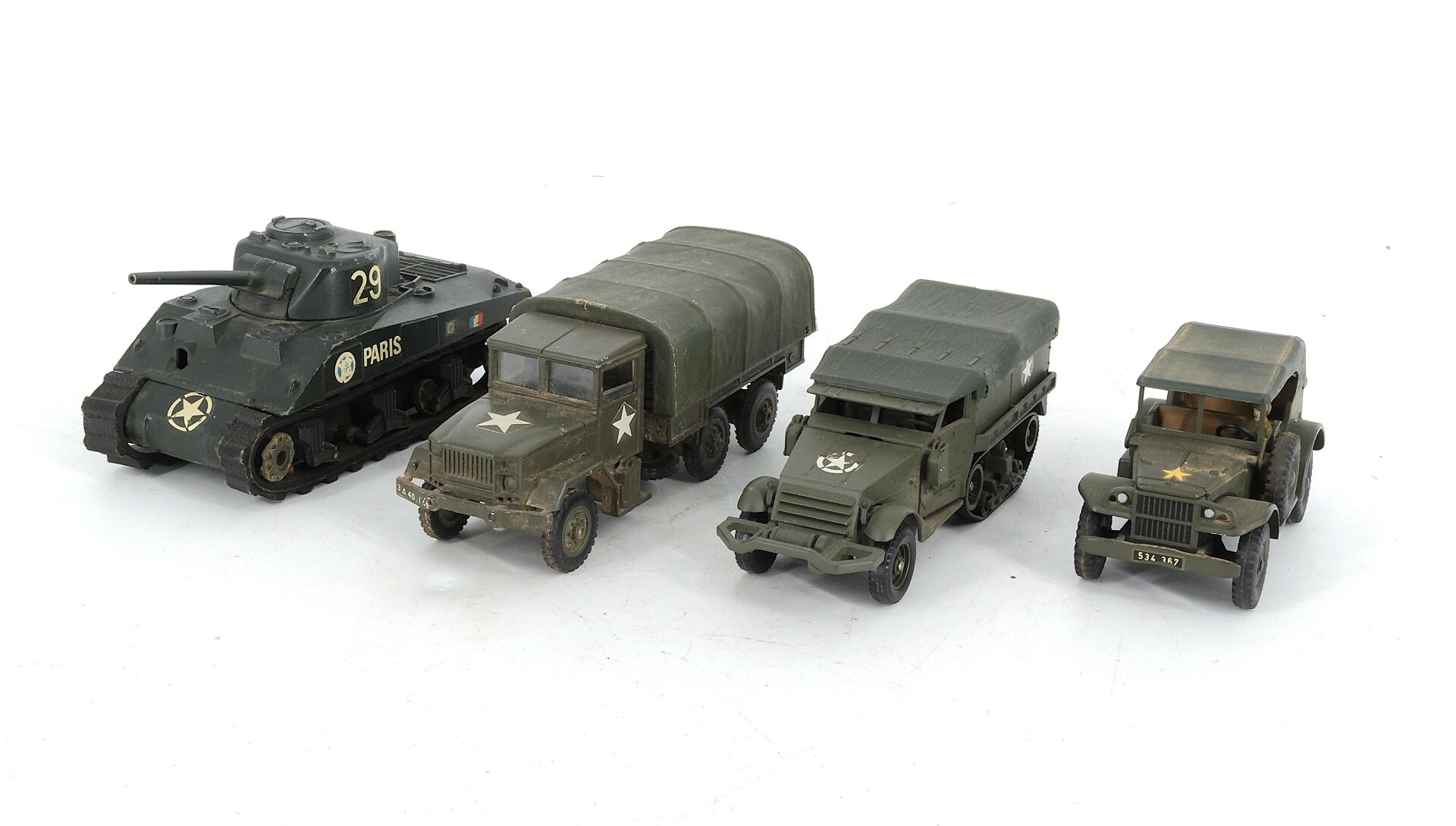 Lot de quatre véhicules - US Army